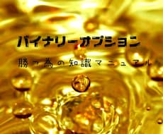 バイナリーオプションで取引方法教えます イメージ1