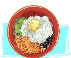 料理のイラスト　描きます イメージ1