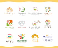 ほっこりあたたかいロゴ、お作りします ｜カラフルでも単色でも◎シンプルな中にぎゅっと想いを込めて