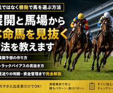 競馬の予想力を高める分析思考を教えます イメージ1