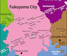 英語の地図・案内図を作成します イメージ1
