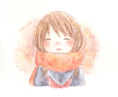 SNSなどのアイコン描きます ふんわり優しい雰囲気のアイコンです。