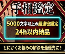 プロが5000文字以上、24h以内に手相鑑定します イメージ1