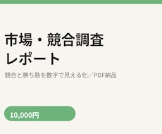 市場調査・競合調査レポートを作成します 現役サロン経営者が、競合の価格と口コミを調べます