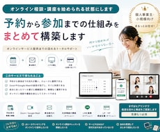 オンライン相談・講座を始められる状態にします イメージ1