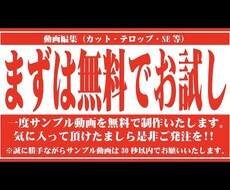 Youtube動画編集承ります イメージ1
