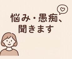 1時間、あなたの悩み、愚痴、聞きます イメージ1