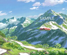 背景、風景をメインとしたイラスト描きます やわらかめなタッチでアナログ感を求める方へ