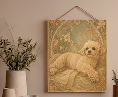 ペット写真を名画風アートに！AIイラスト作成します 犬・猫OK！うちの子が“美術館クオリティ”に