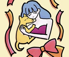 すこしレトロで可愛いイラスト描きます イメージ1