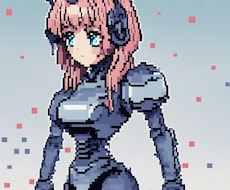 ピクセル調のイラスト作成いたします イメージ1