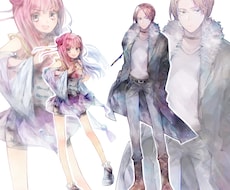 イラストオーダー承ります 透明感×幻想的なタッチで物語を表現します