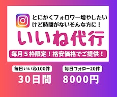Instagramのいいねを代行します イメージ1
