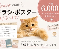 Canvaでチラシ・ポスターを制作します イメージ1