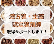 漢方や生薬に関する資格に合格サポートします イメージ1