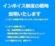 インボイス制度って何？説明します 事前準備が必要？税理士がインボイス制度の概略を図を交えて解説