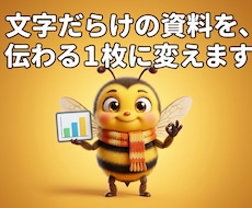 文字だらけの資料を伝わるスライドに変えます イメージ1