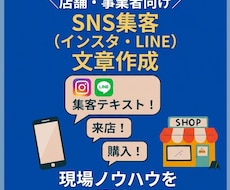 店舗販促テーマに合わせたSNS文章を作成します 現場20年のノウハウ！来店・購入に繋がる投稿案を考案