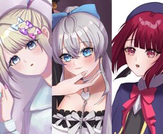 歌ってみたや立ち絵など幅広くイラストをお描きします イメージ1