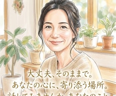 あなたの気持ちをそのまま受け止めます 「頑張りすぎた心を、ここで少しだけ休ませませんか？」