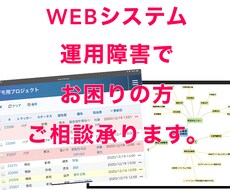 WEBシステム運用時の障害対応のアドバイスをします イメージ1