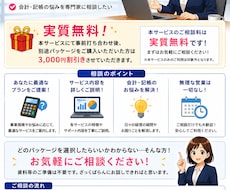 実質無料パッケージについて事前打ち合わせいたします パッケージを悩まれている方はこちらでお申し込み下さい！