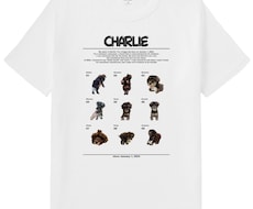 愛犬・猫のオリジナルTシャツをつくります 世界に一つだけのうちの子Tシャツ♪