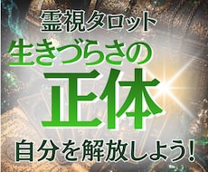 生きづらさの理由とあなたの本質を丁寧に読み解きます イメージ1