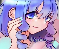 SNSアイコン(背景有り)を描きます イメージ1