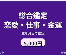 総合鑑定 恋愛・仕事・金運を占います イメージ1