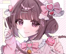 うる艶なかわいい女の子を描きます イメージ1
