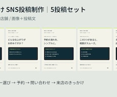 洗車店のSNS画像５枚と投稿文を制作します イメージ1