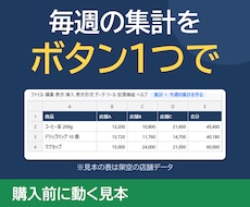 スプレッドシート作業を3日で自動化します イメージ1