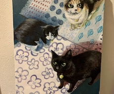 キャンバス肖像画・ペット肖像画！絵画を制作致します イメージ1