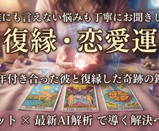 好きな人の気持ちや恋の行方をタロットで占います イメージ1