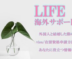 個人で出来るビザや在留資格申請方法をサポートします イメージ1