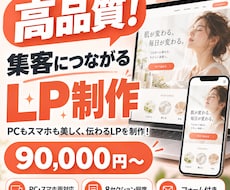 高品質！集客につながるLPを制作します イメージ1