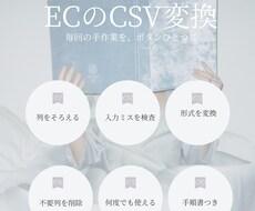 ECのCSV変換ツールを作成します イメージ1