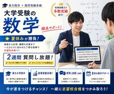 夏特価｜高校生｜数学物理の質問に何度でも回答します イメージ1