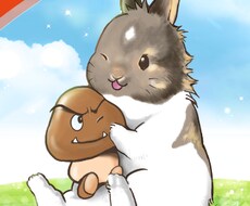イキイキしたうさぎさんの似顔絵描きます マンガ風、リアル風、アイコン用など希望に応じます。