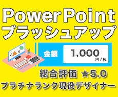 ポップで目を引くパワーポイントにいたします 【プロクオリティーで高評価！】チラシ対応も可能です！