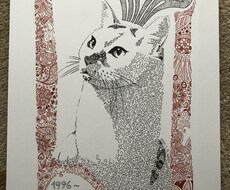 ペットさんやお子さんなどの柄似顔絵を描きます イメージ1