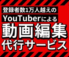 あなたのビジョンを形に！動画編集サポートします イメージ1