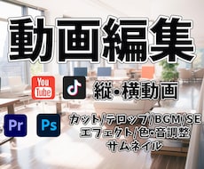 動画編集いたします イメージ通りの編集を心がけます