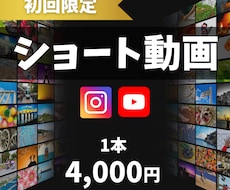 丁寧・スピーディー｜ショート動画制作します インスタ、TikTokなどショート動画全般をお任せください