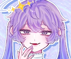 正面向きアイコン作成いたします 正面向きフェイスアップ(正方形)イラストを作成いたします♪