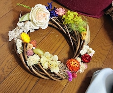 オーダーメイドでフラワーリースをお作りします イメージ1