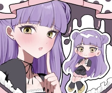 ペア画、オリキャラ、コテキャさん描きます 女の子らしく可愛い雰囲気が得意です♡