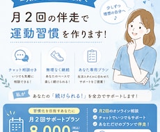 続けられる運動習慣へ導くサポートをしています 【運動嫌い専門】続けられるパーソナルダイエット相談