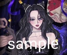 アイコン、イラスト制作します 綺麗で目力のある女の子が得意です。